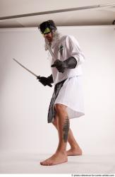 LUKAS STANDING POSE WITH KATANA AND DAGGER